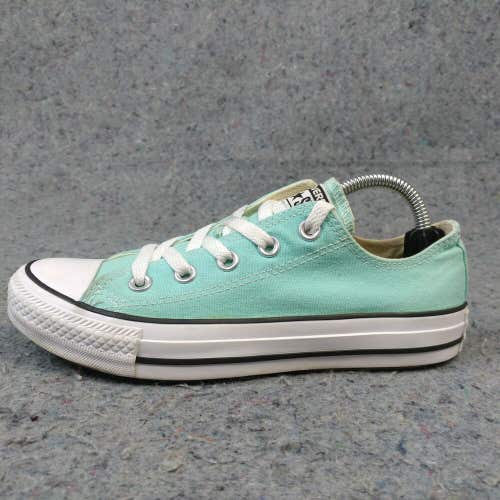 Converse All Star Chuck Taylor Low Womens 6 Shoes Canvas Sneaker Mint Aqua Green