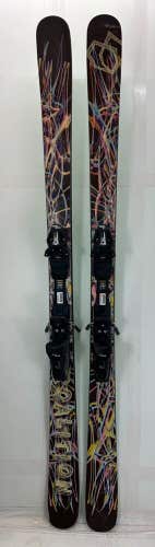Coalition La Nieve 173 cm USED-GOOD Powder Downhill Skis Mounted With Marker