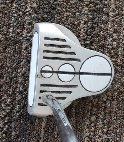 35.25 IN RAM ZEBRA C3 3 BALL MALLET PUTTER W MANY SIGHT LINES EXCELLENT