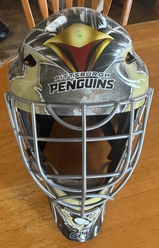 Franklin GFM 1500 Pittsburg Penguins street hockey goalie mask