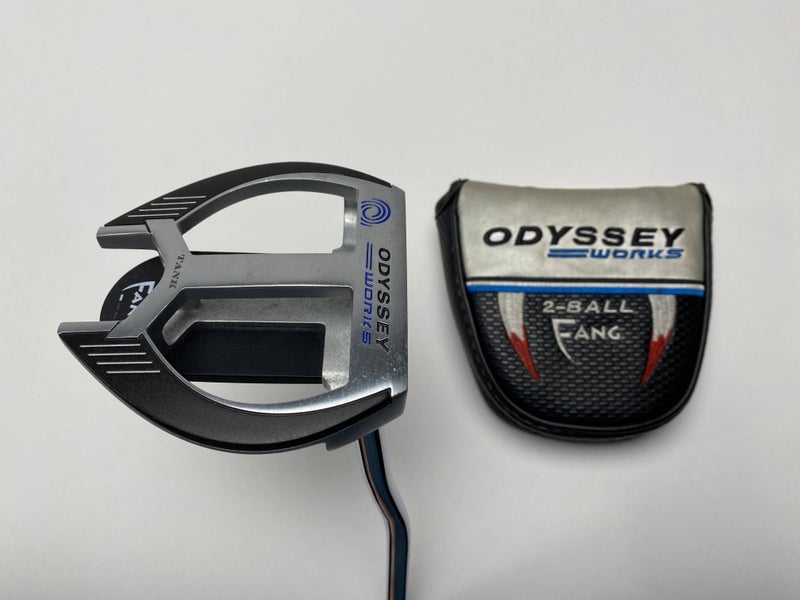 Odyssey Works 2-Ball Fang Tank Lined Putter 35" Mens RH HC