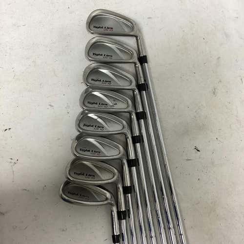 Used Adams Golf Tight Lies Uc10 4i-pw Stiff Flex Steel Shaft Iron Set