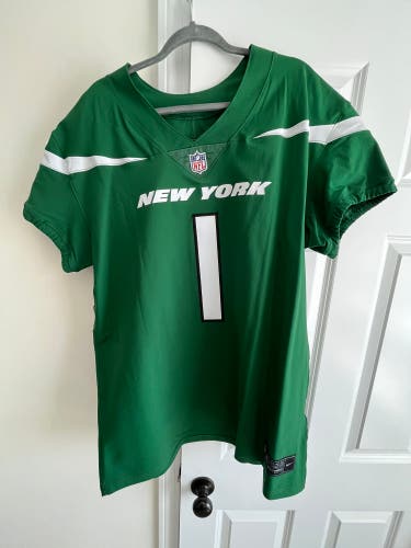 New York Jets Nike Gotham Green Vapor Elite Custom Jersey - Ahmad “Sauce” Gardner - Size Large (48)