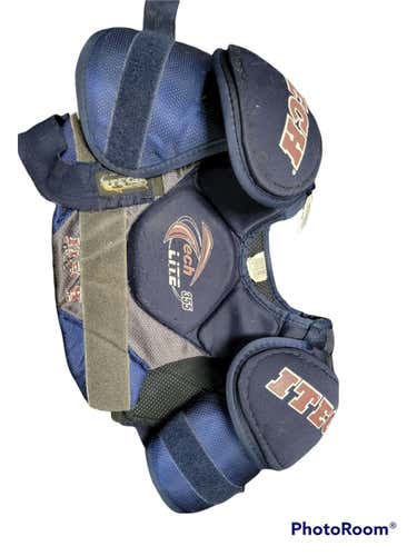 Used Itech Lite 355 Lg Ice Hockey Shoulder Pads