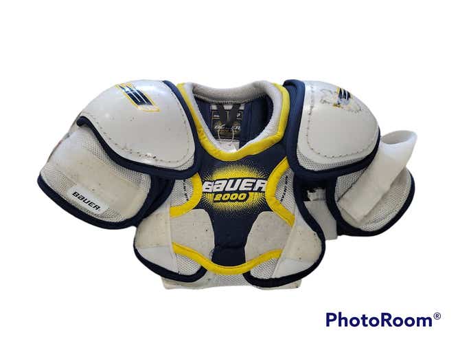 Used Bauer 2000 Sm Hockey Shoulder Pads