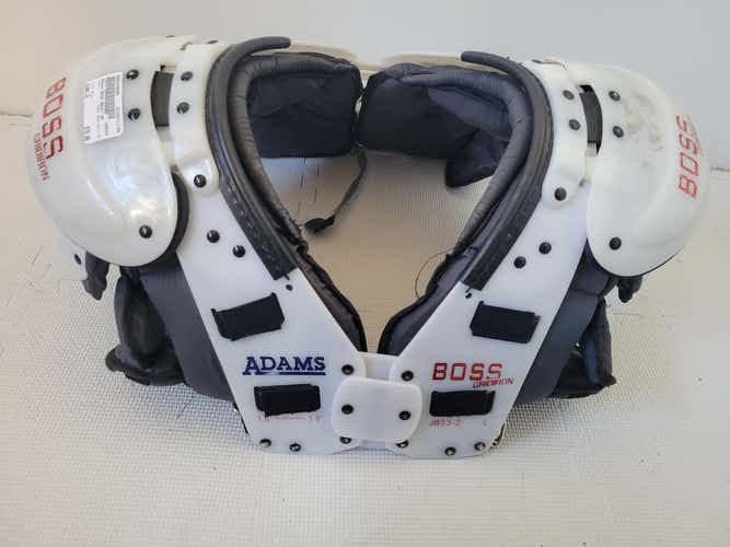Used Adams Boss Adult Sp Lg Football Shoulder Pads