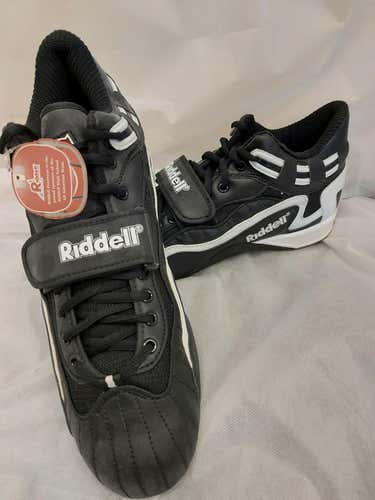 Used Riddell Streak Senior 9.5 Football Shoes