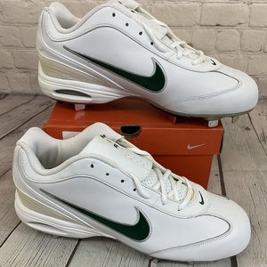 Nike 309410 131 Air Zoom Clipper Baseball Cleats Colors White Deep Forest US 11