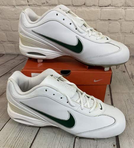 Nike 309410 131 Air Zoom Clipper Baseball Cleats Colors White Deep Forest US 11