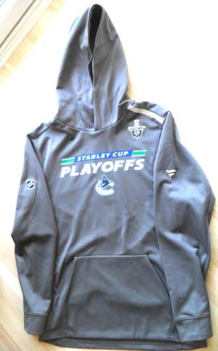 Gray Large Adult Unisex STANLEY CUP PLAYOFF HOODIE