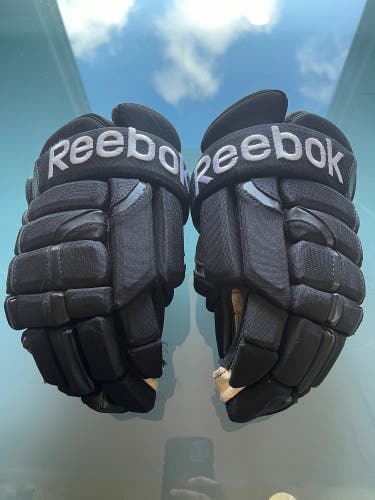 Reebok 13” Pro Black on Black Hockey Gloves