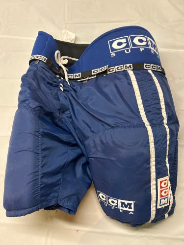 Used CCM Supra 220 Jr. XL Hockey Pants. Royal.