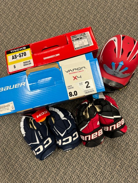 5-pack package Skates/gloves