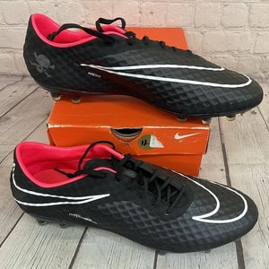 Nike Hypervenom Phantom FG Men's Soccer Cleats Colors Black Hyper Punch US 12.5