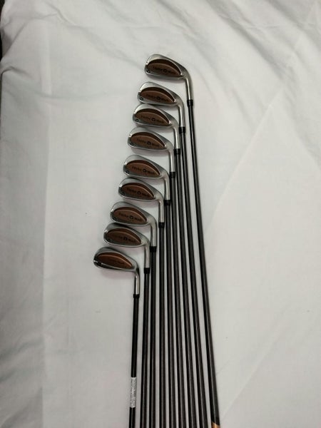 Used Taylormade Burner Lcg 3i-gw Aw Regular Flex Graphite Shaft Iron Sets