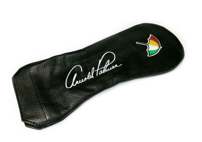 NEW PRG Arnold Palmer Genuine Leather Black Fariway Wood Golf Headcover