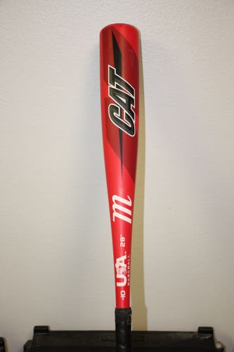 Used Marucci CAT USABat Certified Bat (-10) Alloy 18 oz 28"