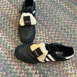 Black Used Size 11.5 (Women's 12.5) Men's Adidas Indoor Cleats