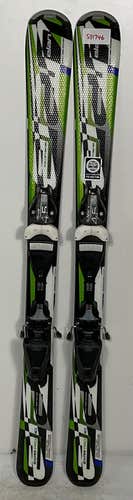 Used Kid's Elan 110cm EXAR PRO Skis With Elan EL 4.5 Bindings (SY1746)