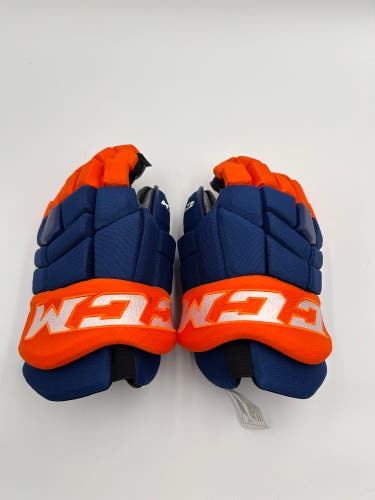 New Edmonton Oilers CCM 14" Pro Stock HGTKXP Gloves