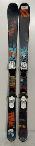 Used Kid's Volkl 138cm Twin Tip Skis With Marker 7.0 Bindings (SY1757)
