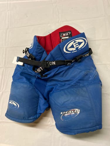 Used Easton Stealth S1 Youth Small Hockey Pants Royal.