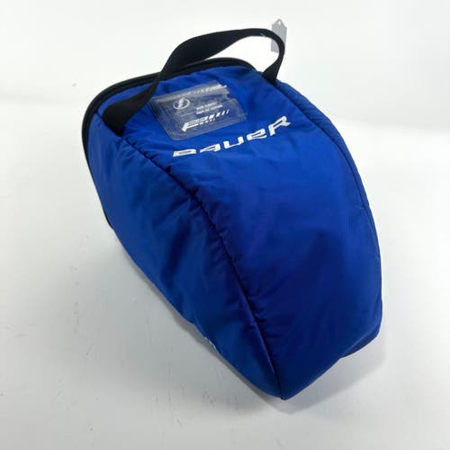 Used Royal Blue Bauer Goalie Helmet Bag | H435 | Hugo Alnefelt