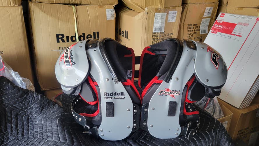 New XXL Adult Riddell Power SPX Shoulder Pads LB/FB