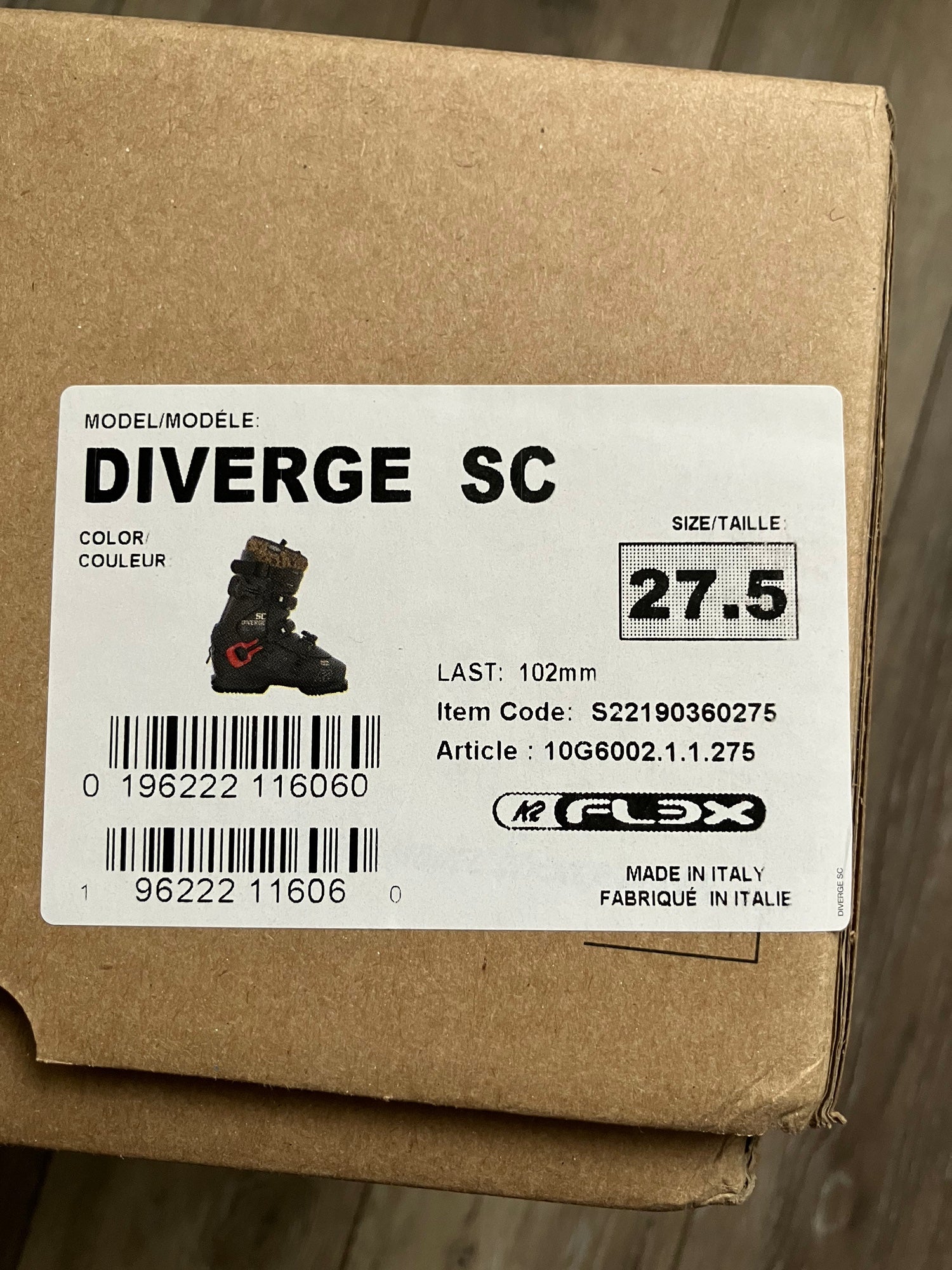 K2 Flex Diverge SC Ski Boots 27.5 2023 | SidelineSwap | Buy and