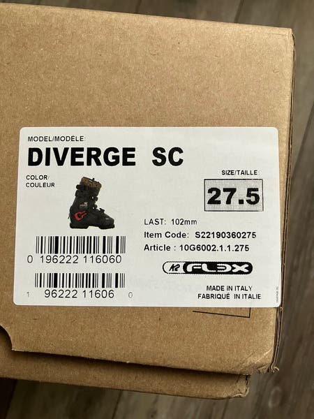 K2 Flex Diverge SC Ski Boots 27.5 2023 | SidelineSwap | Buy and