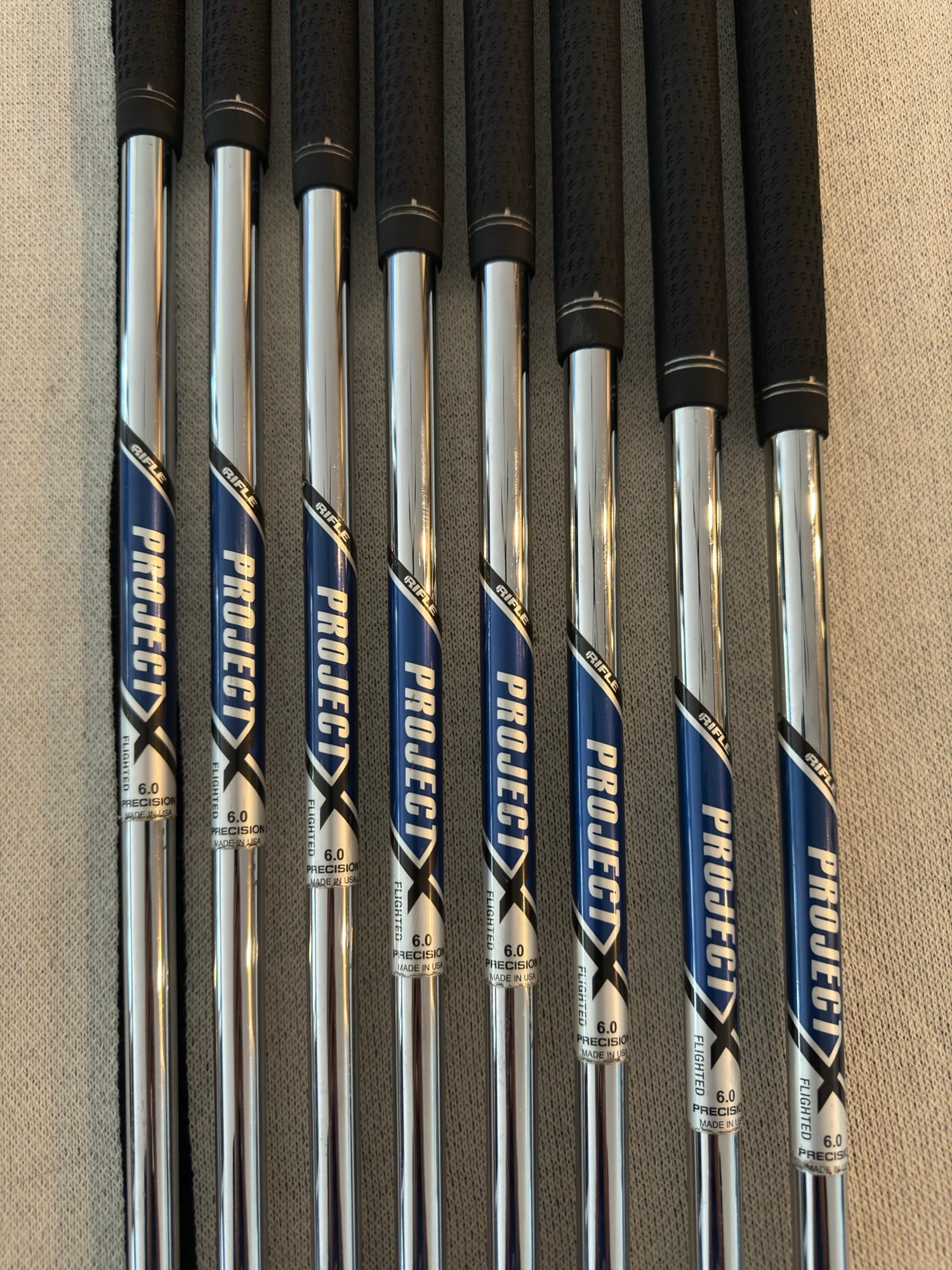 Used Callaway RAZR X Muscleback Irons 3-PW Project X 6.0 Stiff