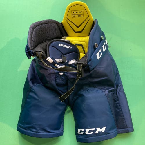 Blue Used Junior Small CCM Tacks 9060 Hockey Pants
