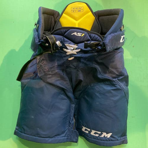 Blue Used Junior Large CCM AS1 Hockey Pants