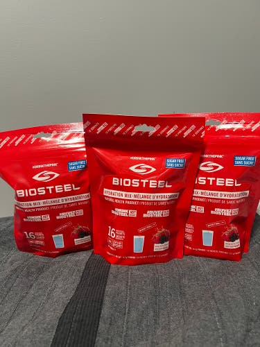 New BioSteel 16 Count Packets (Price Is For 3)