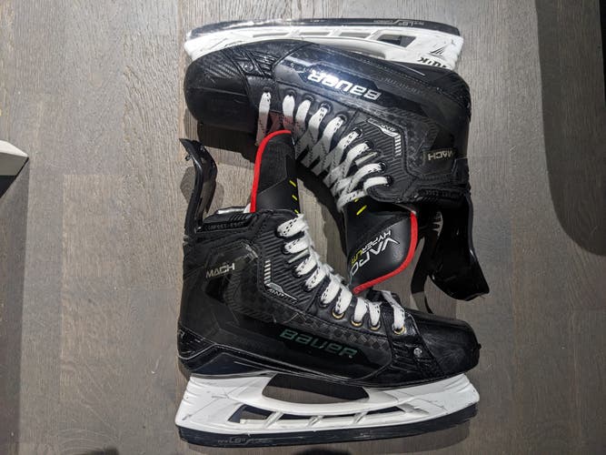 Pro Stock Senior Bauer Supreme Mach Hockey Skates - Size 9 / Fit 3 (2 sets of steel)