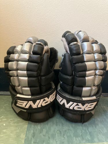 Used  Brine 13" Deft Lacrosse Gloves