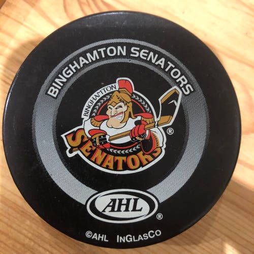 Binghamton Senators puck (AHL)