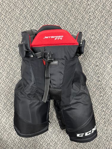 CCM Black Jetspeed FT4 Junior Large pants