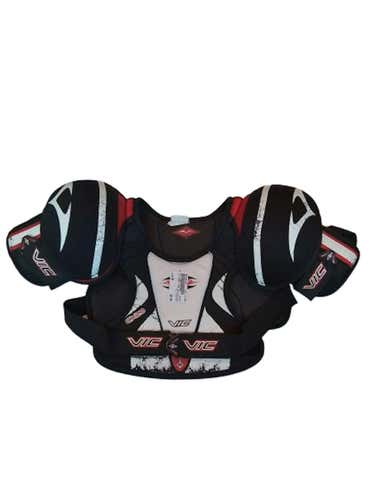 Used Vic Crxss Fire Md Hockey Shoulder Pads