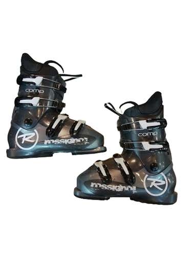 Used Rossignol Comp J 235 Mp - J05.5 - W06.5 Boys' Downhill Ski Boots