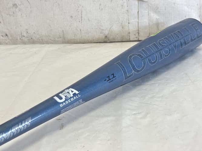 Used Louisville Slugger Omaha Ubomb11-23 30" -11 Drop Usa 2 5 8 Barrel Baseball Bat 30 19