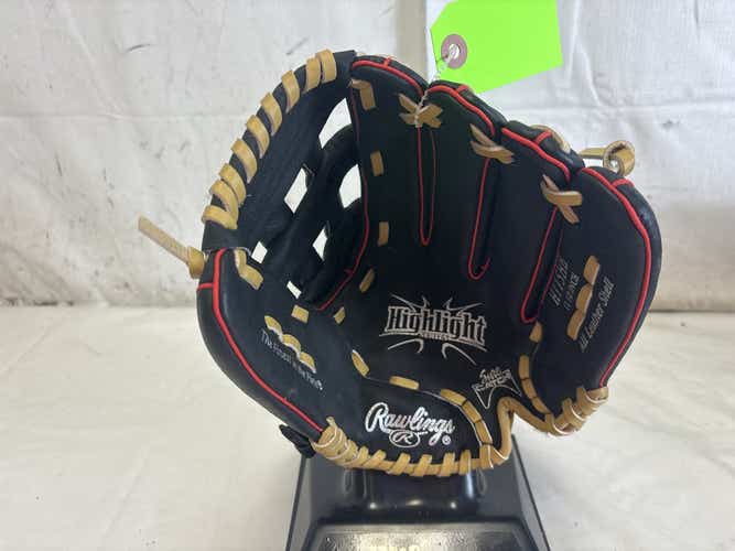 Used Rawlings Highlight H115hb 11 1 2" Leather Shell Junior Baseball Fielders Glove - Excellent