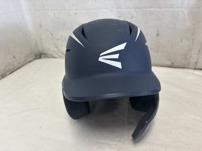 Used Easton Elite X Sr 7 1 8 - 7 1 2 Baseball And Softball Batting Helmet W Jaw Guard