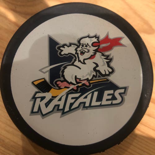 Quebec Rafales puck (AHL)