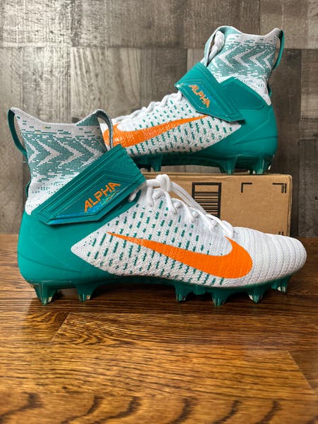 Nike Alpha Menace Elite 2 Football Cleats “Miami Dolphins” Nike Alpha Menace Elite 2 Football Cleats Miami Dolphins  main image 4