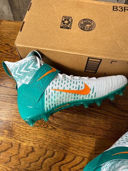 Nike Alpha Menace Elite 2 Football Cleats Miami Dolphins  display picture 1