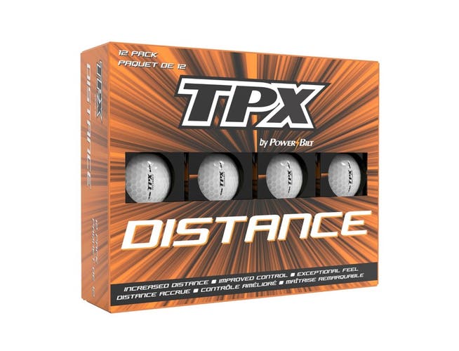 New PowerBilt Distance 12 Pack (1 Dozen) Golf Balls