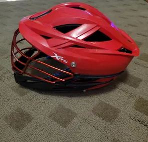 Cascade XRS Helmet Red with Red cage