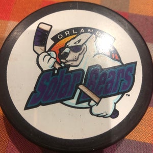 Orlando Solar Bears puck (IHL)