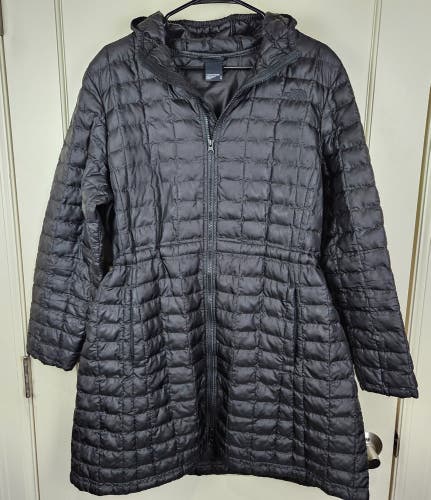 The North Face Thermoball ECO Parka Long Insulated Black Puffer Jacket Womens 1X